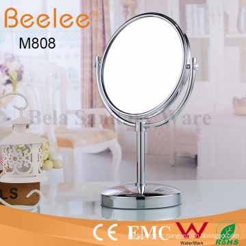 Miroir de loupe de maquillage de salle de bain double face rond ajustable